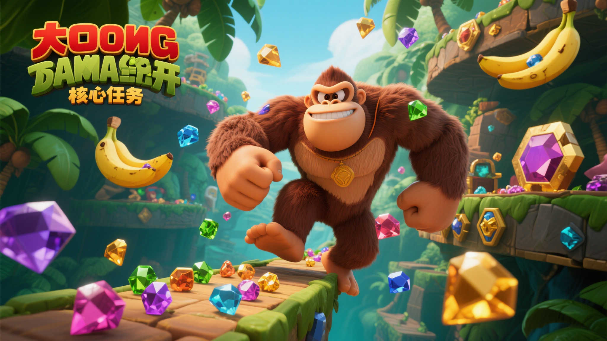 大金刚:全新冒险上线,宝石收集成关键! 大金刚:全新冒险上线,宝石收集成关键!